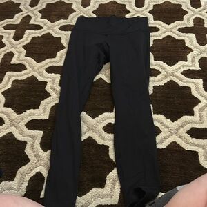 lululemon black wunder under leggings